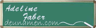 Adeline Faber Visitenkarte